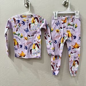 Books to Bed Uni the Unicorn Long John Pajamas